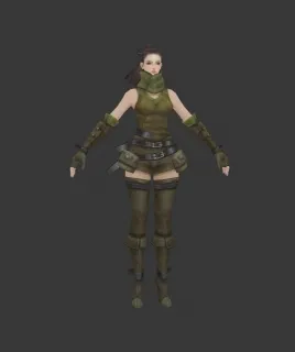 绿衣女孩