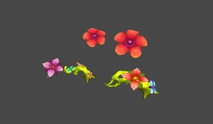 花 木 3D模型