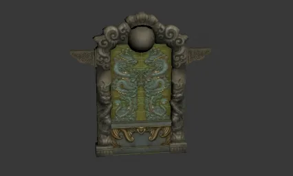 次时代 门 3D模型