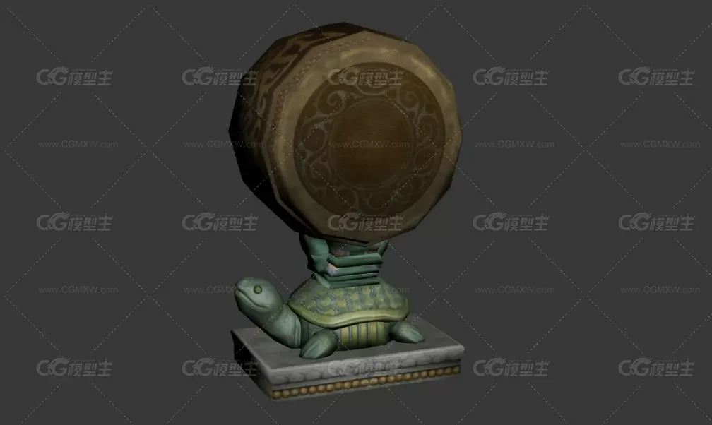 次时代 鼓 3D模型-1