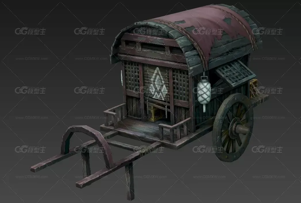 3D手绘马车-1