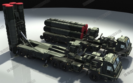 3dmax2011S-400防空导弹 SA-21 萨姆-21 防空导弹系统