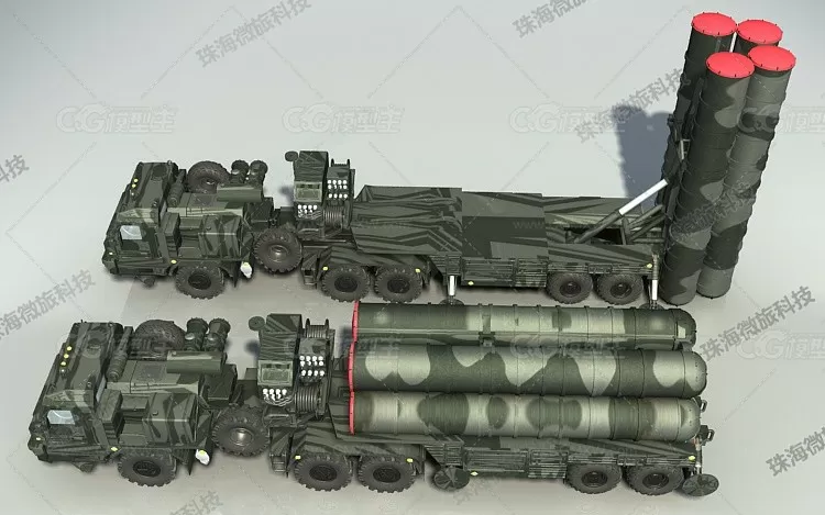 3dmax2011S-400防空导弹 SA-21 萨姆-21 防空导弹系统-3