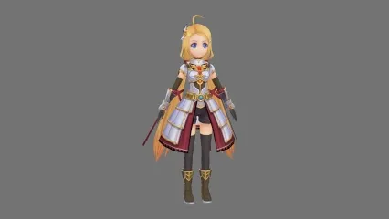 日韩风 骑士 萝莉 3D模型