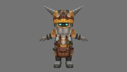 日韩风 维修工 男 3D模型