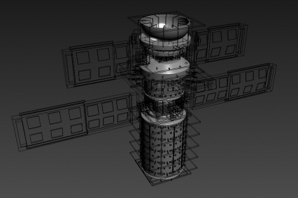 卫星 3d模型