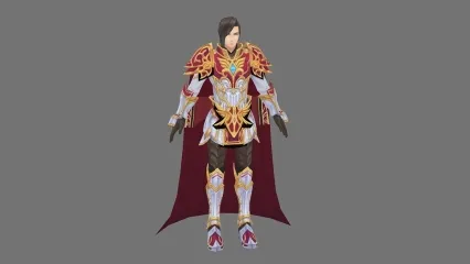 日韩风 骑士 男 3D模型