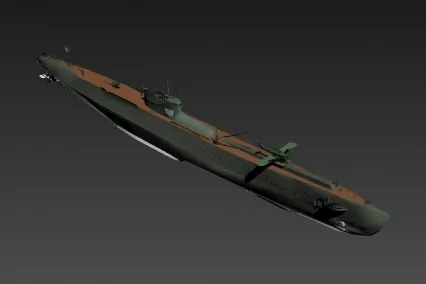 大鲨号冲锋舰 3D模型免费下载