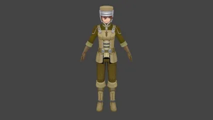 日韩风 卫兵 士兵 3D模型