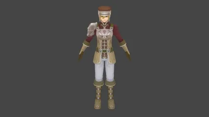 日韩风 士兵 卫兵 3D模型