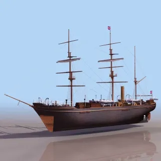 发现号远洋船 3D模型免费下载