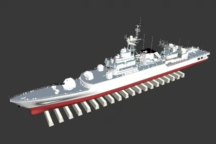 洛阳号 CG模型
