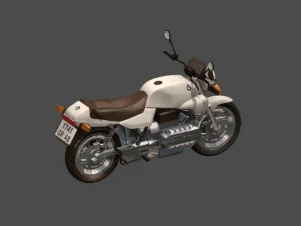超写实 摩托车 3D模型