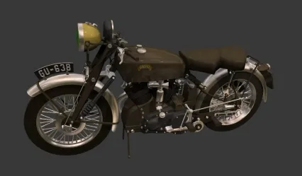 超写实 摩托车 3D模型