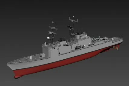 通讯舰 3D模型免费下载