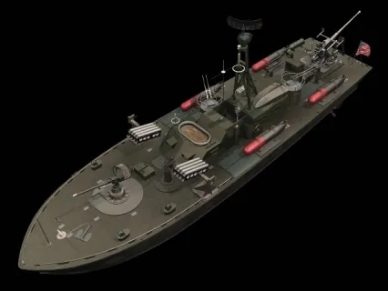 巡逻舰 3D模型