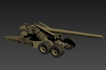 榴弹炮 3D模型免费下载