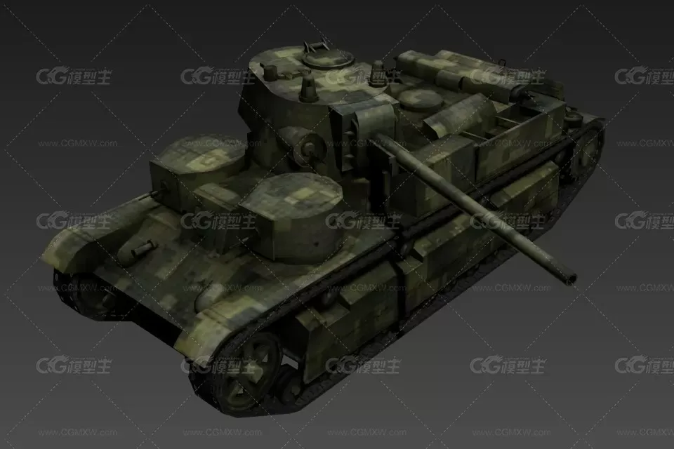 奥军坦克三二八 cg模型-1