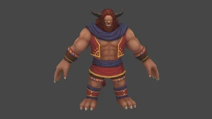 牛头人 3D模型