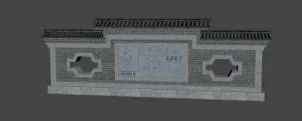 4K大贴图次时代场景 城墙 3D模型