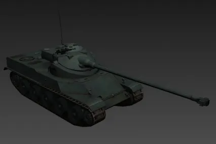 法国重型坦克 3D模型免费下载