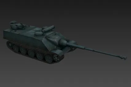 法国自行反坦克炮 CG模型