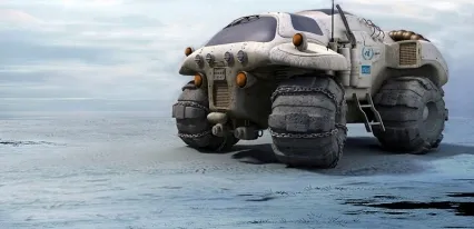 科幻装甲车 cg模型