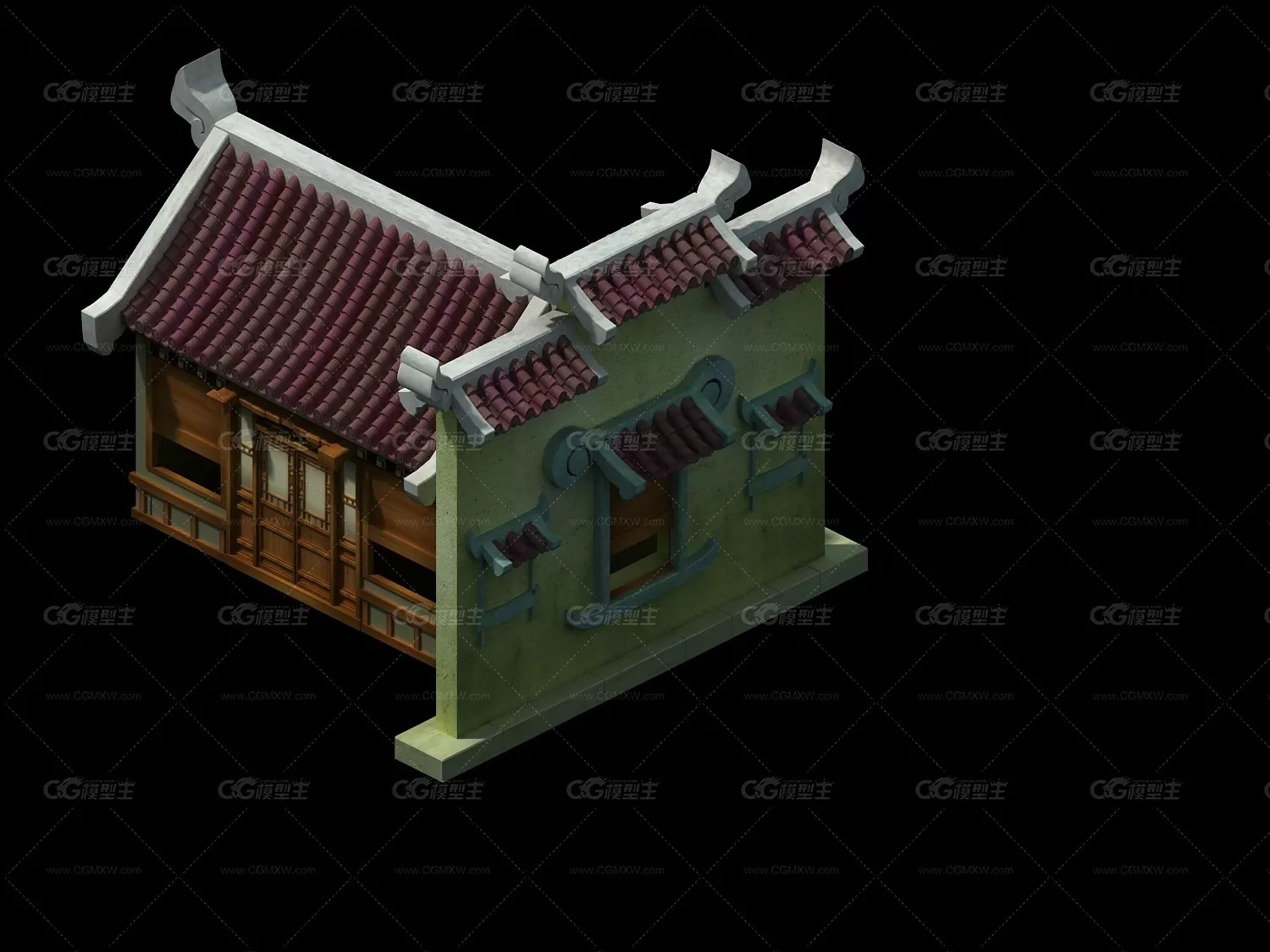 房屋 民房 3D模型-1