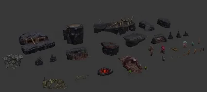轩辕传奇3D物品模型