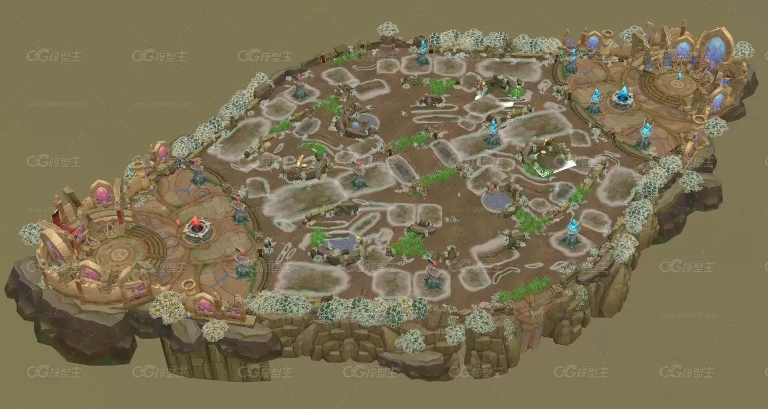 pvp场景 3D模型-1