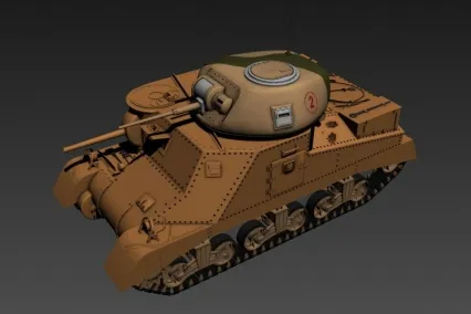 坦克十三 3D模型