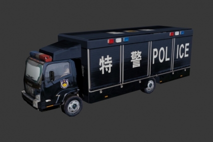 特警防爆车 3D模型