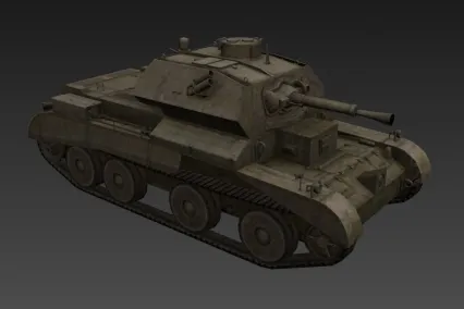 巡航坦克 3d模型