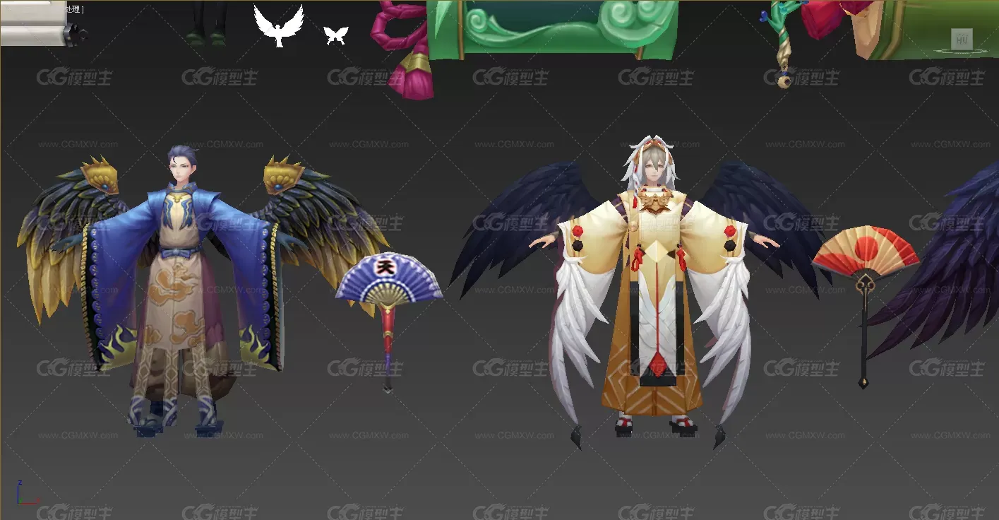 阴阳师全套角色3D模型集合-13