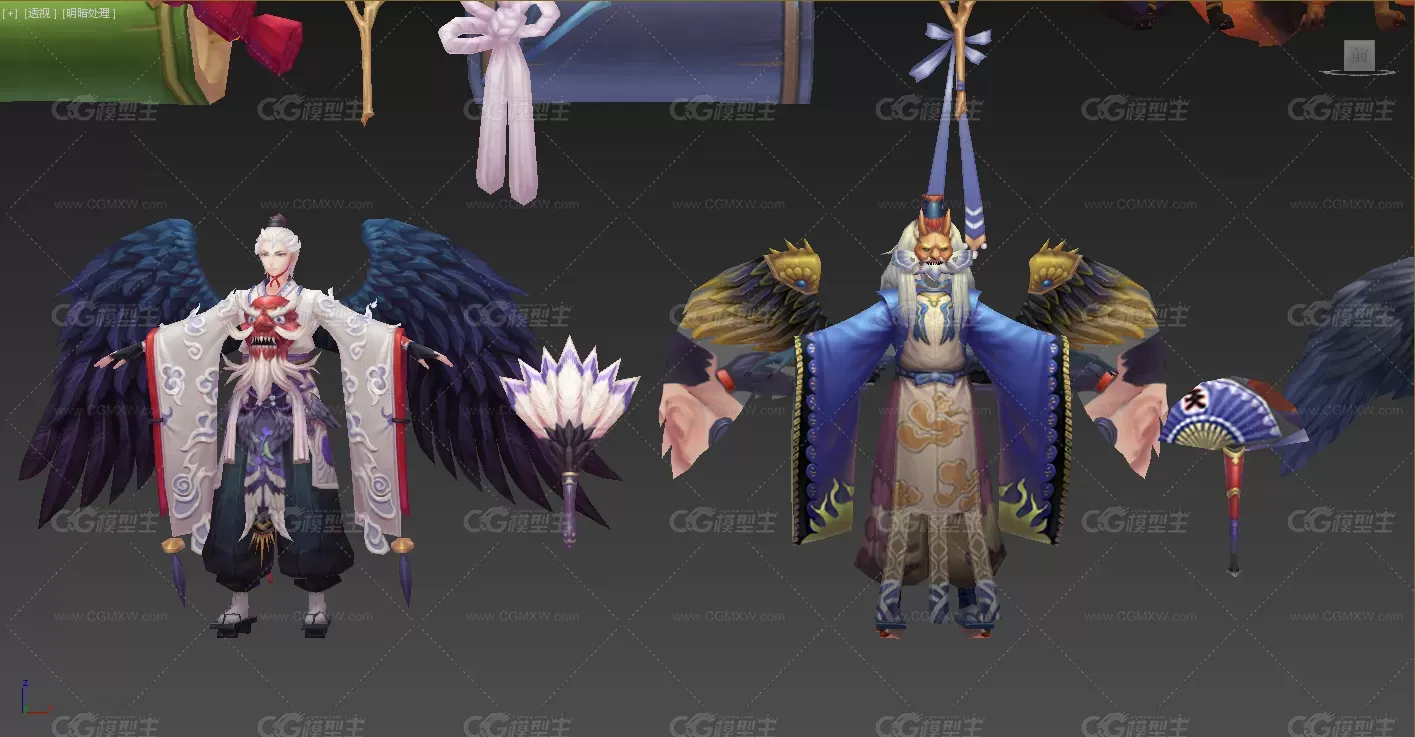 阴阳师全套角色3D模型集合-14