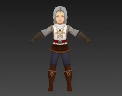 骑士 男 3D模型