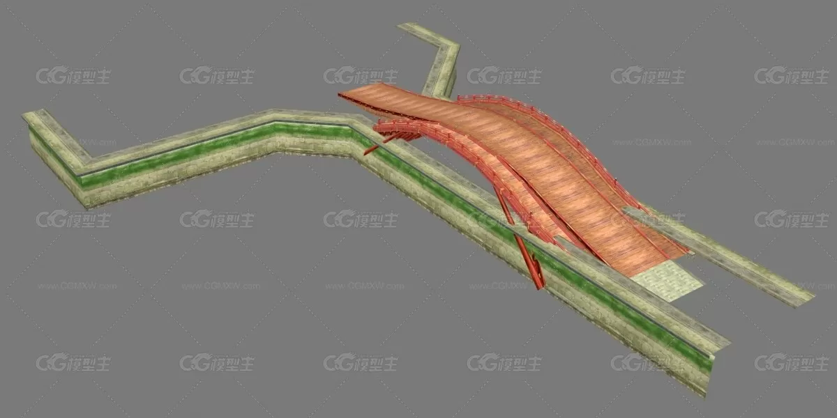 桥 3D模型-1