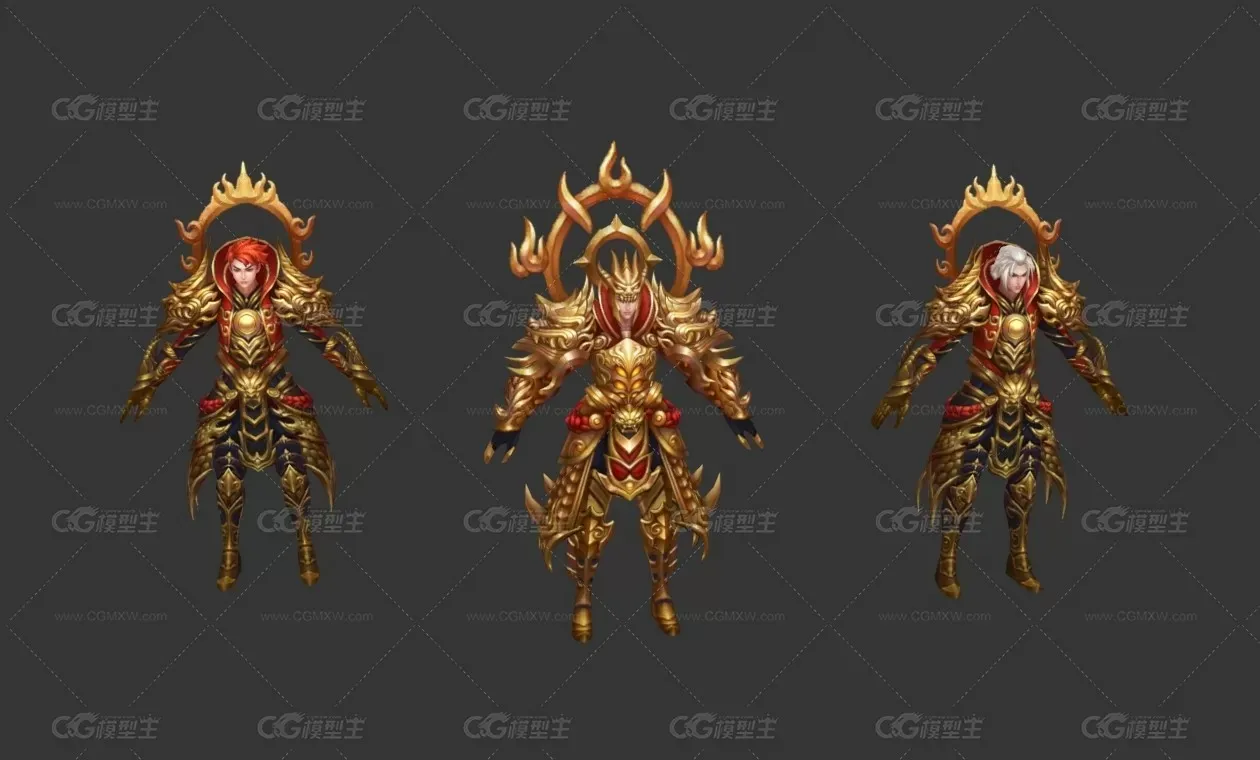 首发特价【刀锋无双】全套游戏角色模型，高品质的3D模型，绝对超值！-9
