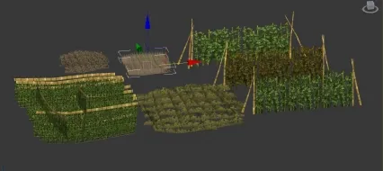 庄稼 植物 粮食 3D模型