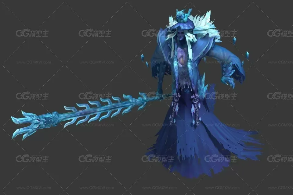 古墓武魂中级 3d模型-1