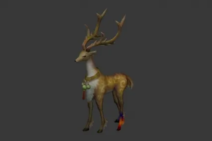 怪物鹿八十级 3D模型