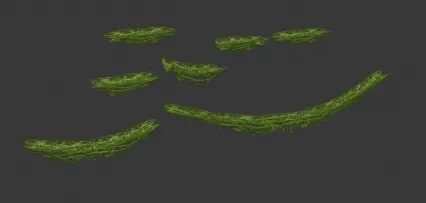 花草 吊桥 3D模型