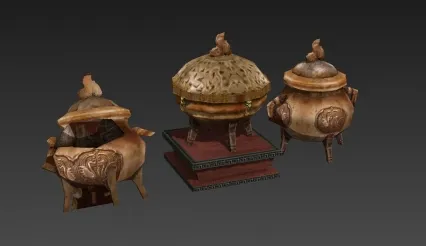 炉 3D模型