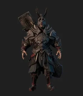黑脸盔甲将士