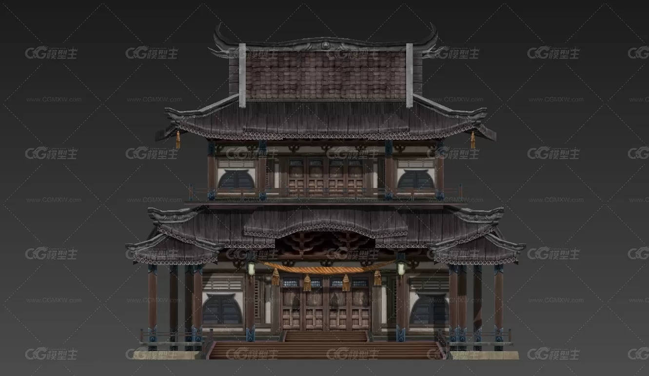 房屋 建筑 宫殿 3D模型-1