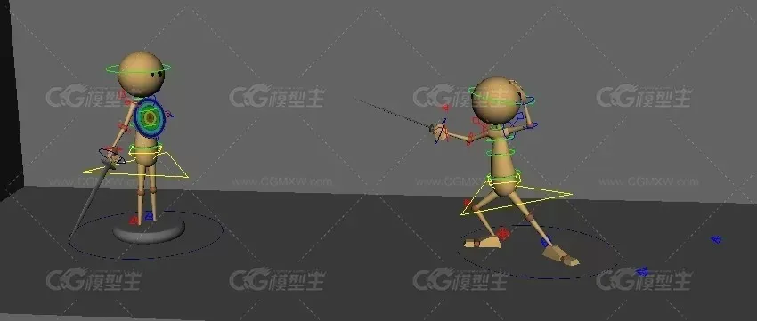 小动画一个 CG模型-1