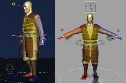 已做好绑定的壮汉模型 3d模型