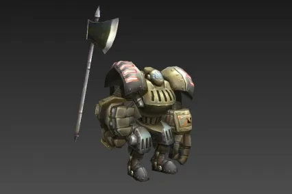 巨斧护卫兵 CG模型