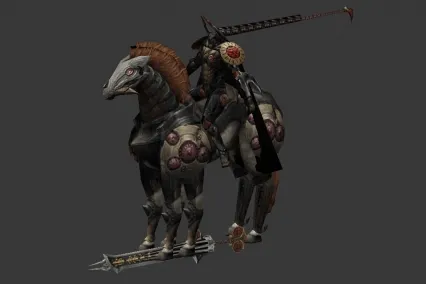 铠甲战士六足马 cg模型