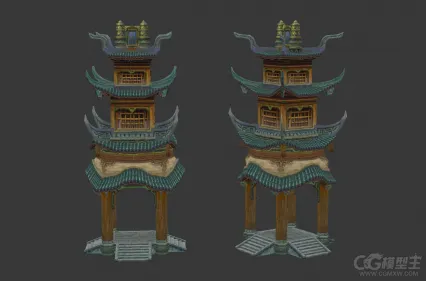 古建筑模型